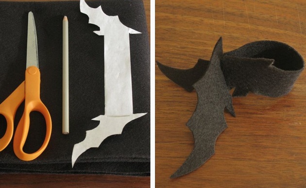 diy bat napkin ring