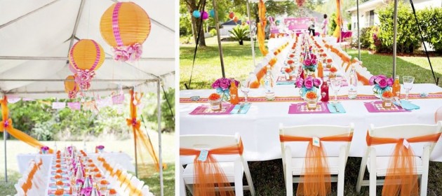 baby shower table setting
