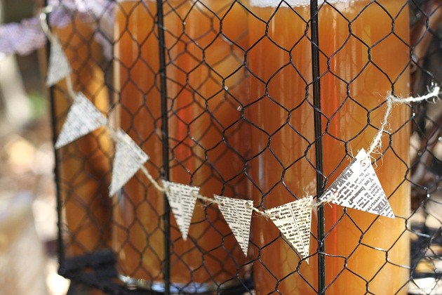 diy mini bunting - Celebrations At Home blog