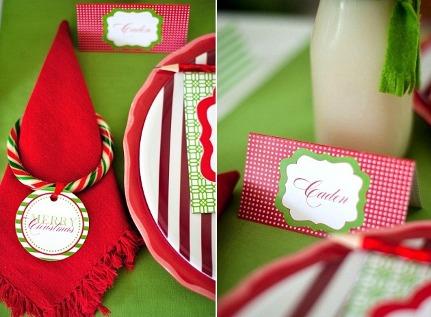 kids Christmas table