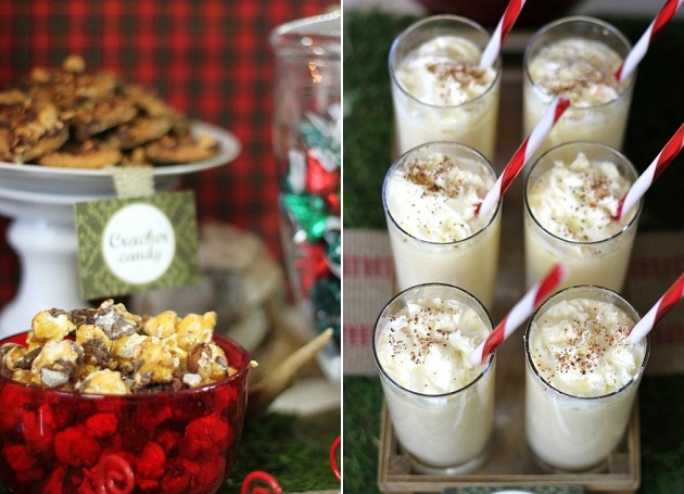 rustic dessert table