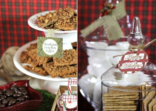 9 rustic dessert table