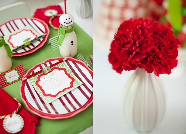 kids Christmas table