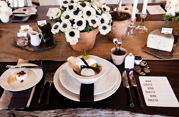 Weddings the combination of rustic neutrals with black white gives 