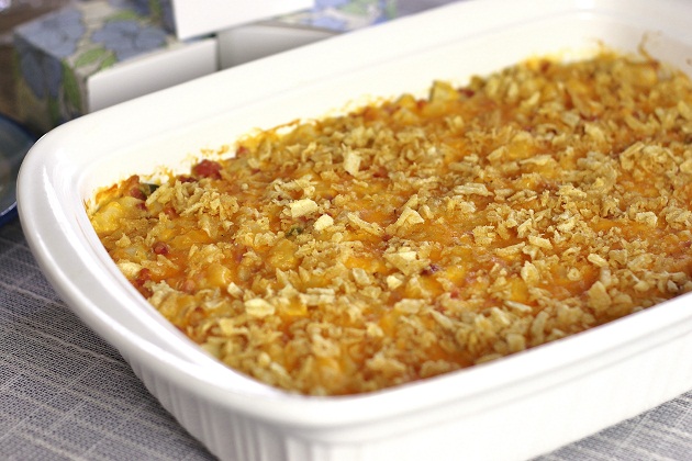 Hashbrown ham casserole