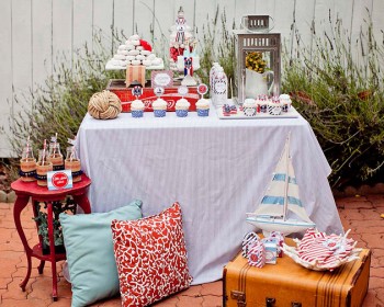A Blissful Nest - Ahoy It's A Boy Baby Shower 006