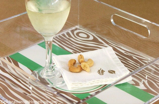Stenciled Napkins