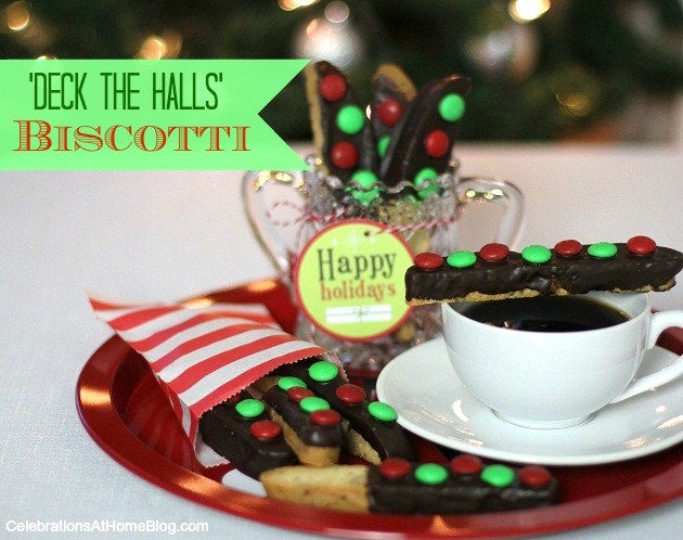 chocolate dipped biscotti
