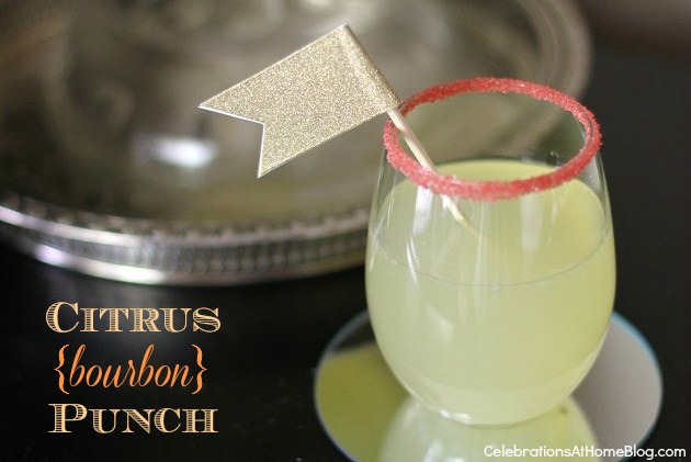 citrus bourbon punch