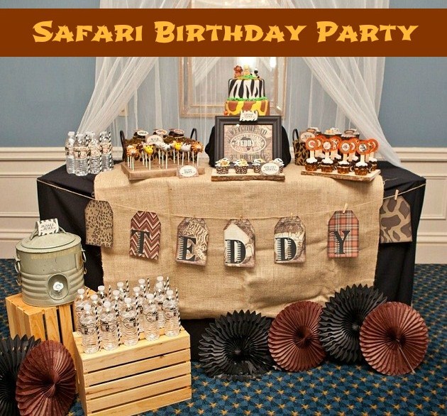 Safari festa de aniversário