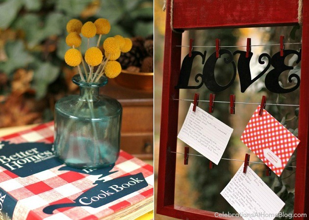 recipe for love bridal shower
