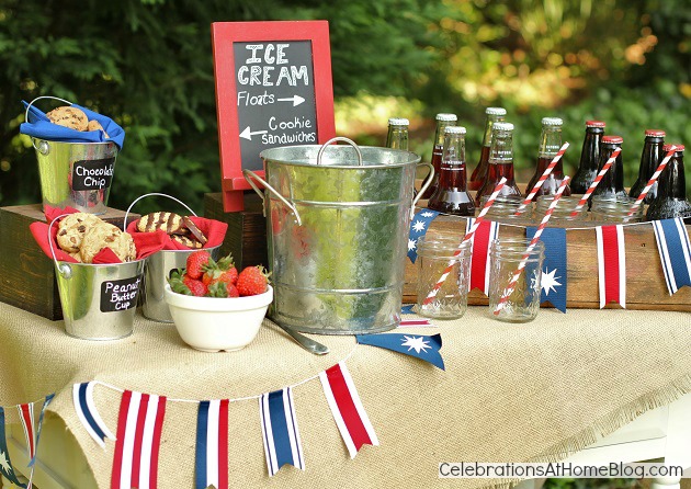 Ice Cream Dessert Bar
