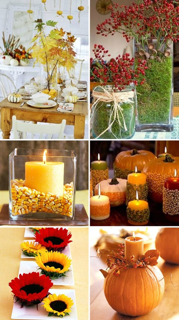 autumn centerpieces