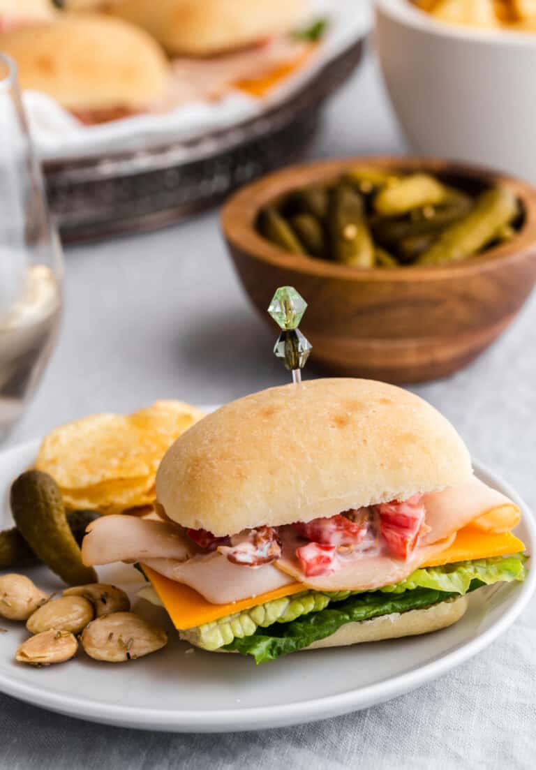 Mini Club Sandwiches for Parties - Celebrations at Home
