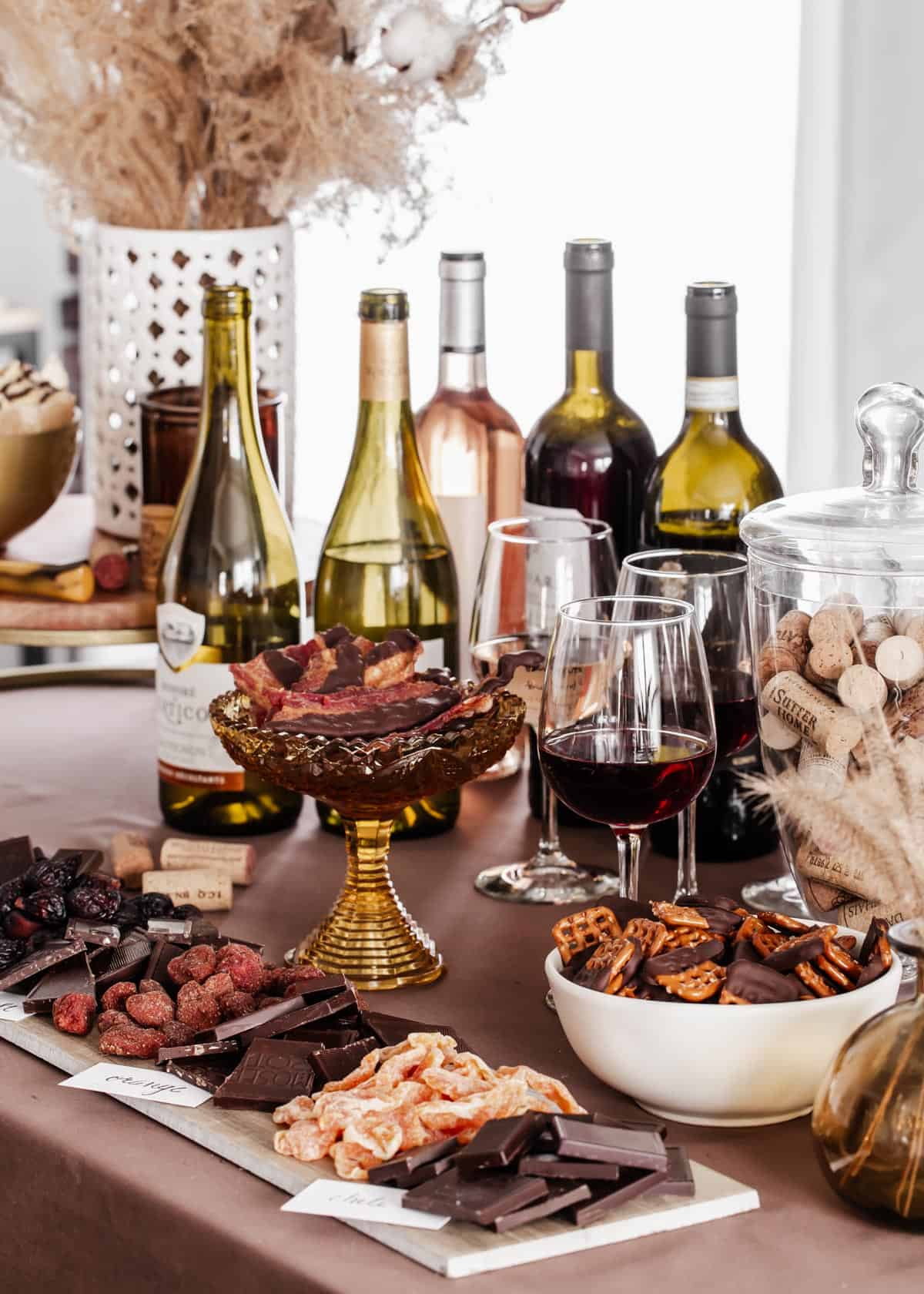 Wine & Chocolate Theme Party