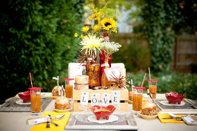 Fall Apple Themed Engagement Party