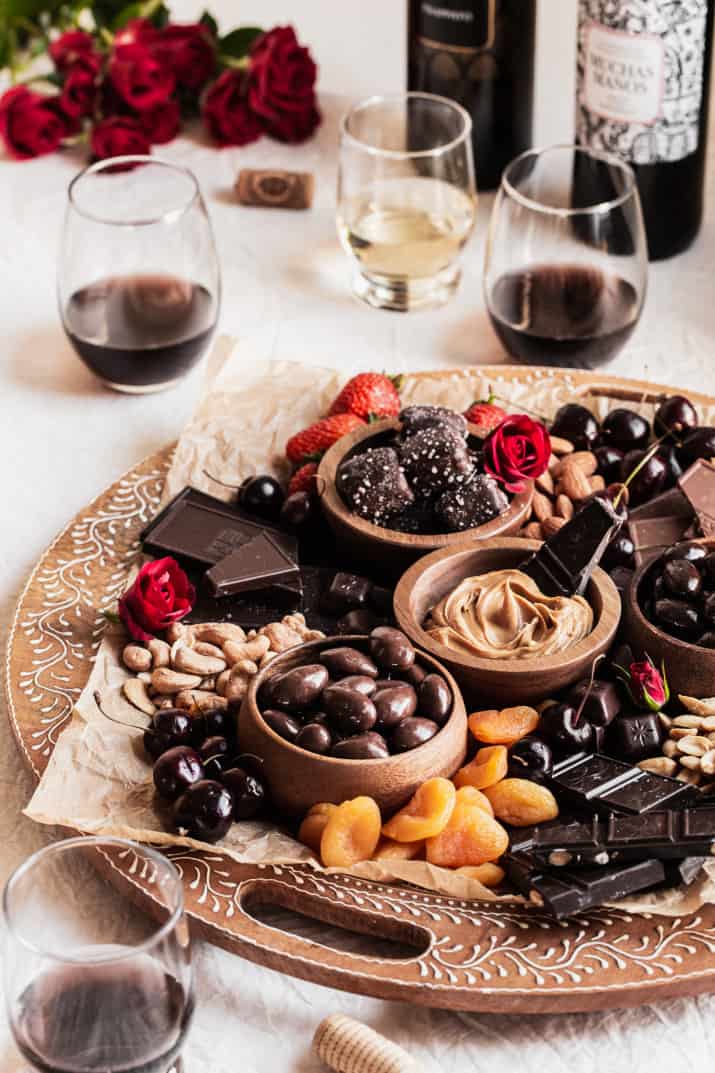 Wine, Chocolate, & Snack Caddy