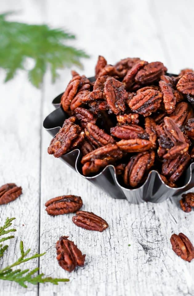 Sweet & Spicy Pecans Recipe for Parties Celebrations at Home