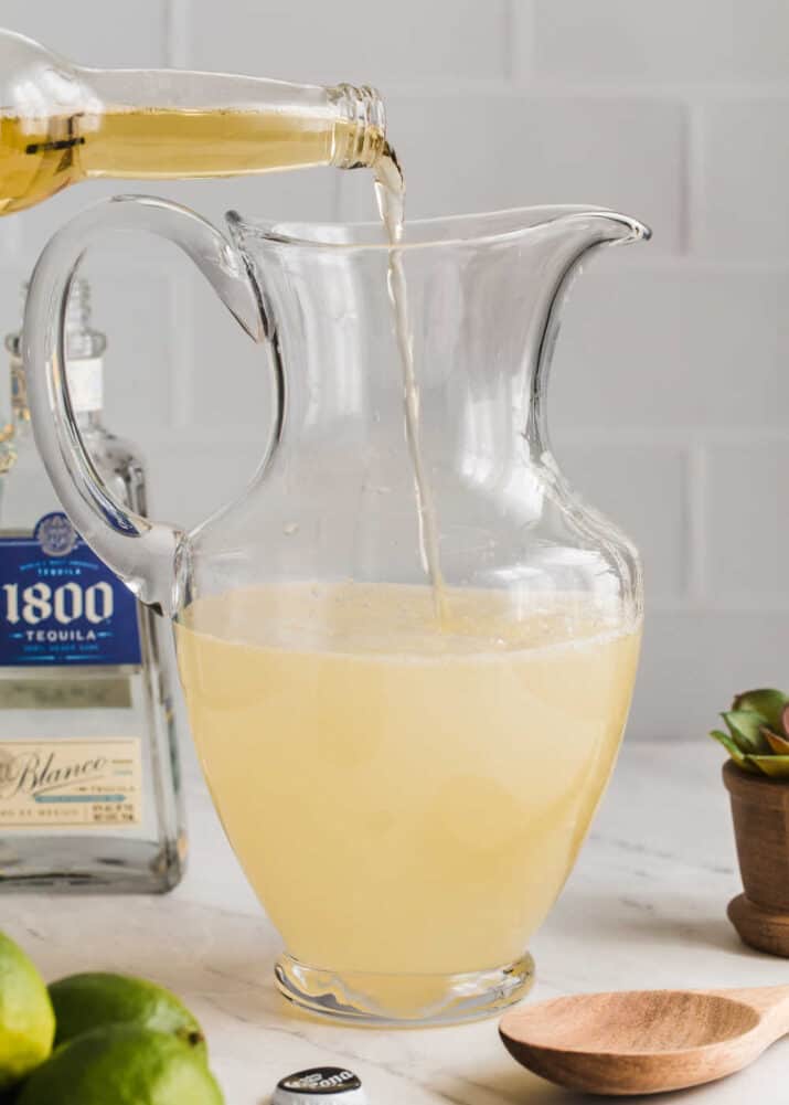 Easy Beer Margarita Pitcher Recipe (3 ingredients) Celebrations at Home