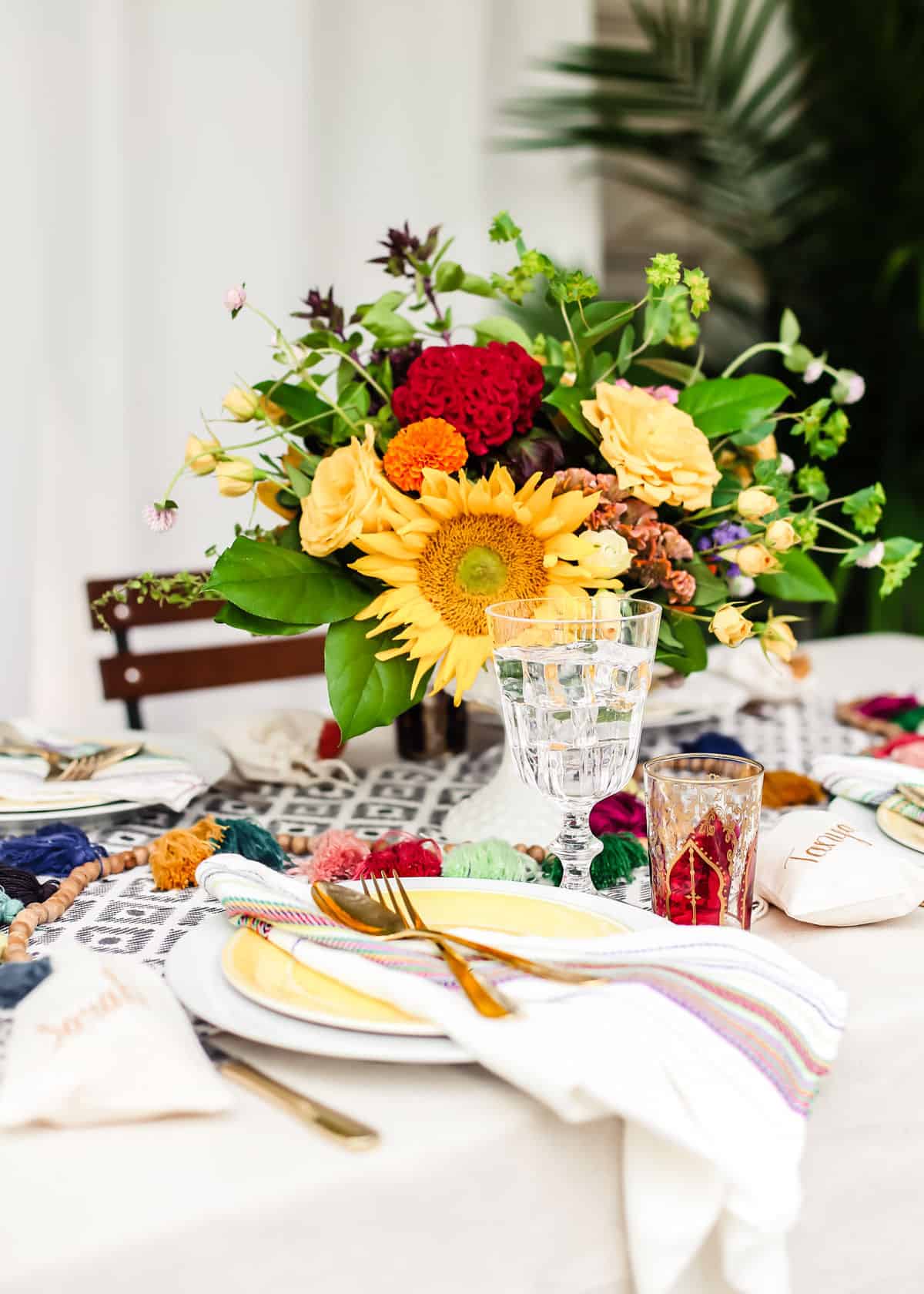 Colorful Summer Tablescape