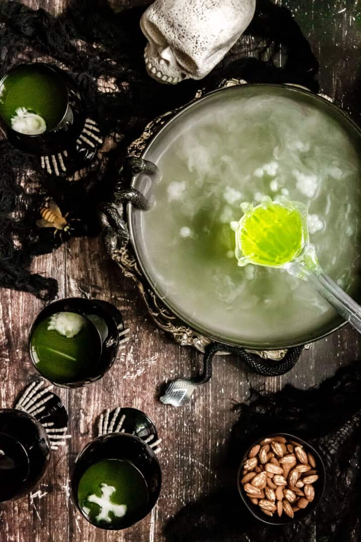 Green Halloween Punch Recipe for Adults Celebrations at Home