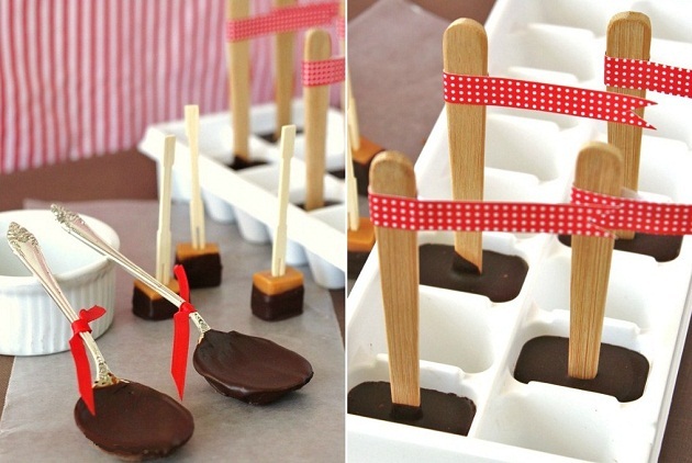 2 Hot Chocolate Stirrers/Spoons