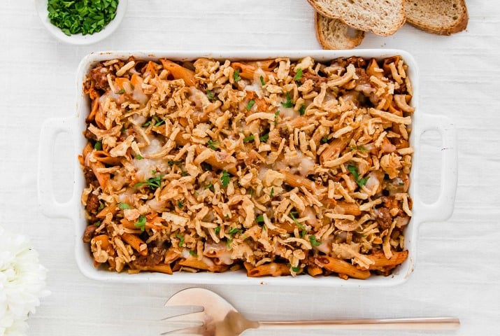 Serve this Mexican Pasta Bake Casserole for a Dinner Everyone Will Love