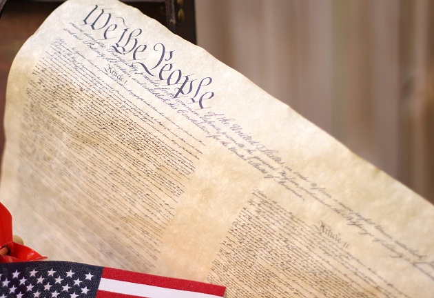 4th of July party ideas, display the US Constitution 