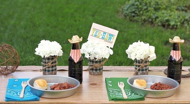 Cowboy Themed Table Decorations / Entertainment Decor By Sixth Star Entertainment Marketing Www Sixthstar Com Western Centerpieces Cowboy Theme Party Western Theme Party : A western theme is appropriate for birthdays, office parties or anytime you want to get a group of your friends together.