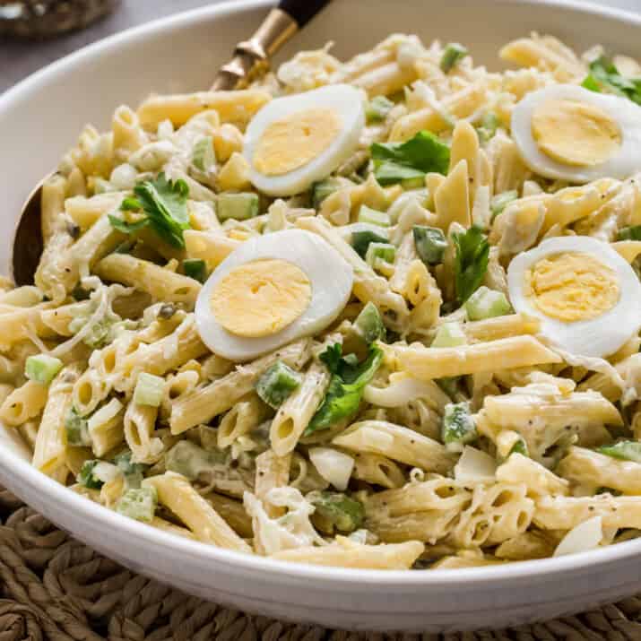 Cold Creamy Pasta Salad with Mayo Celebrations at Home