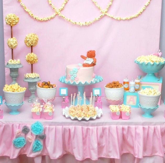 Popcorn baby shower sales theme