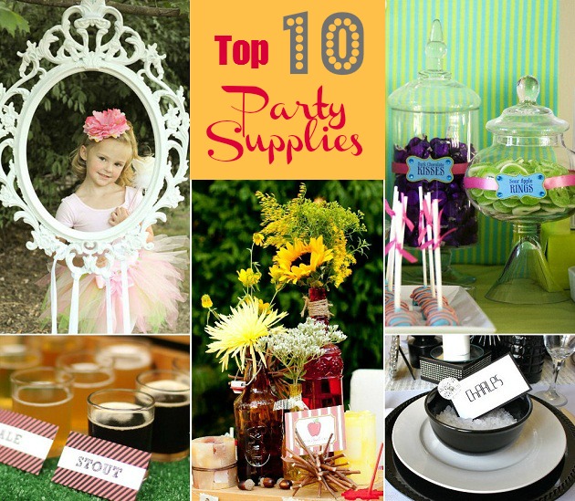 Top 10 Party Supplies for Entertaining at Home