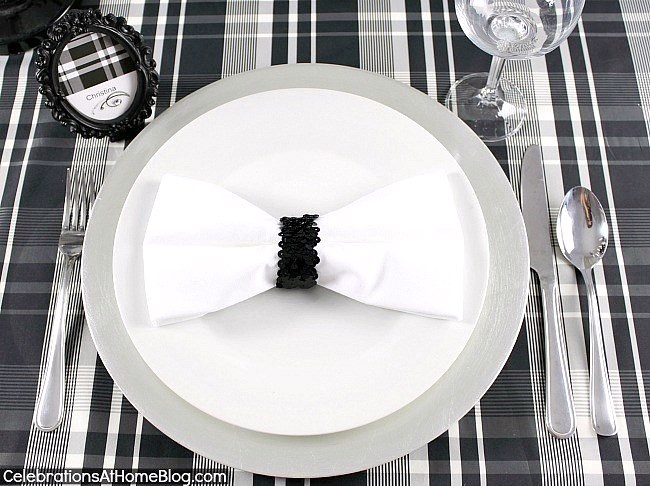 Black and White Dinner Party