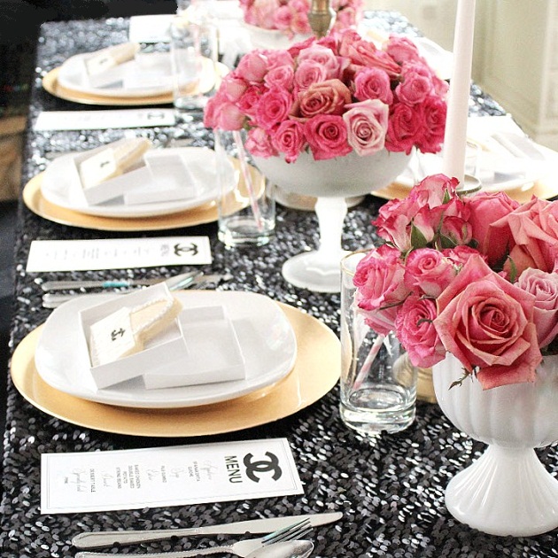 21st Birthday Party (Chanel Theme) - Celebrations at Home