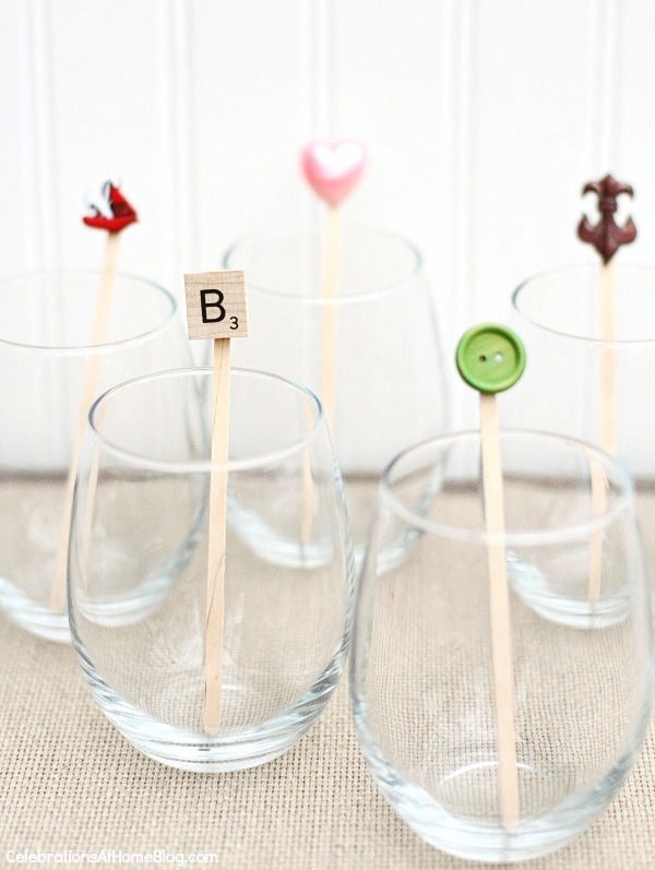 Make your own drink stir sticks with this easy DIY. Create an array of one-of-a-kind accents for your cocktail glass!