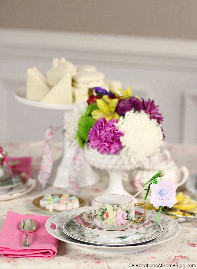 Great ideas for Mother's Day or any girls gathering, these tea party bridal shower ideas will inspire you to host your own ladylike event.