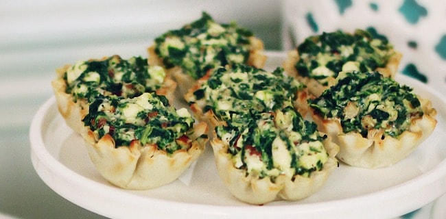 Spanakopita Cups Party Appetizers