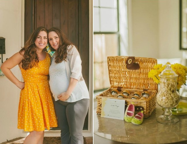 Honeycomb themed baby shower with Jessica Charles Photography