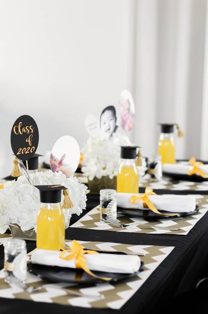 graduation table ideas