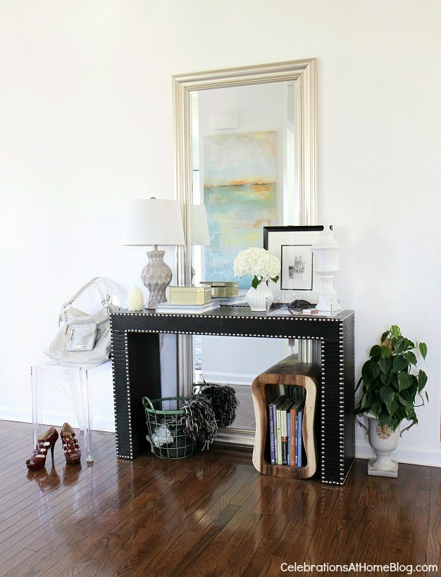 house tour_entry hall table
