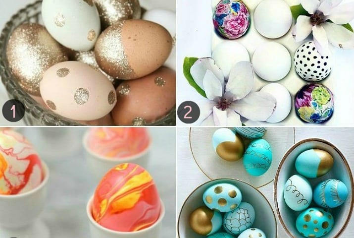 8 Beautifully Decorated Easter Eggs