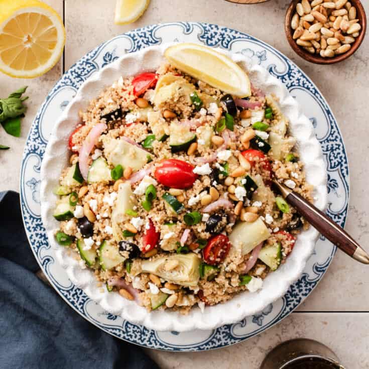 Greek Couscous Salad (Warm or Cold) Celebrations at Home