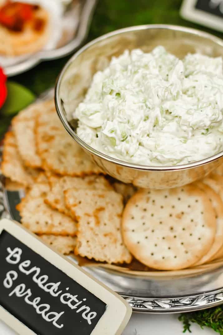 Benedictine spread for Kentucky Derby party