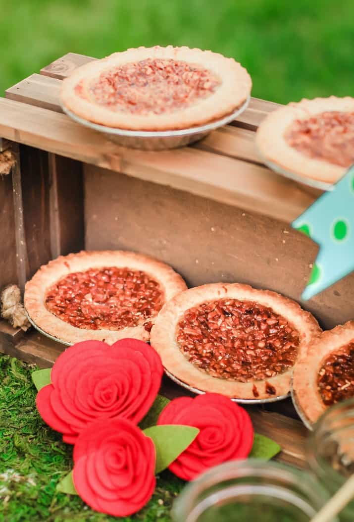 derby party mini pecan pies