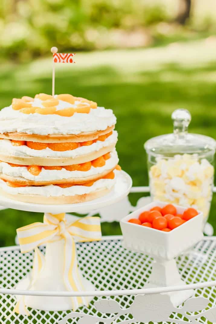 orange layer cake recipe for summer entertaining