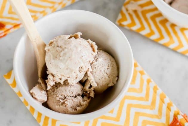 easy ice cream recipe card