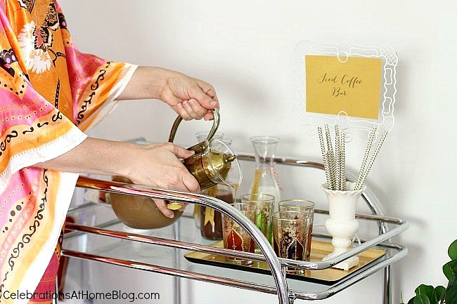 Entertaining Set Up An Iced Coffee Bar Celebrations At Home