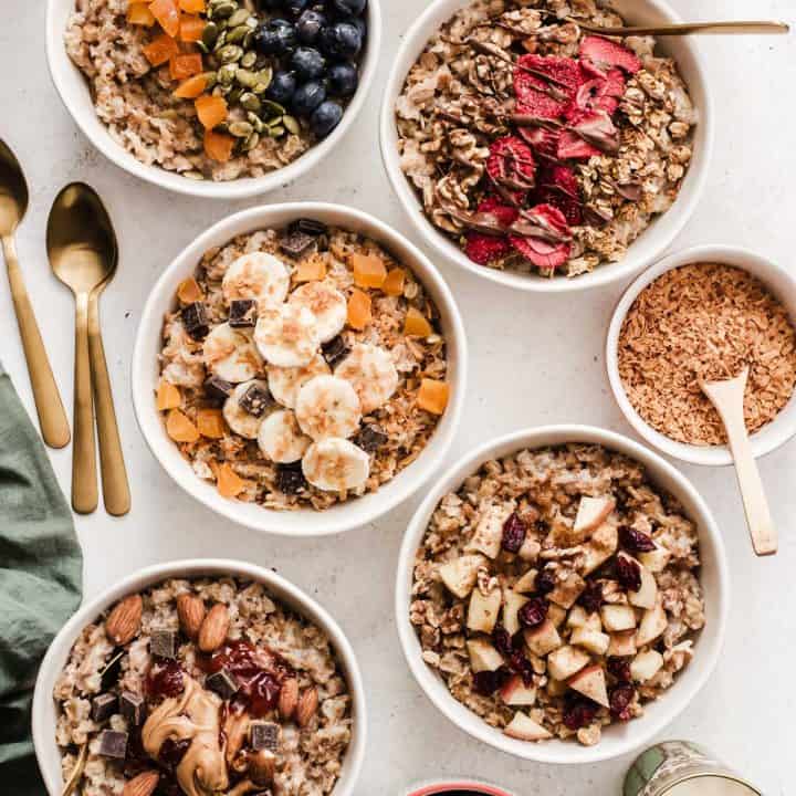 Oatmeal Toppings Bar