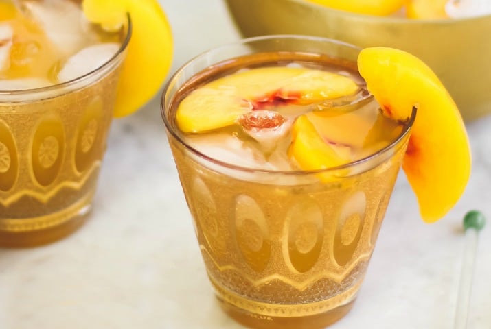 This Sparkling Peach Margarita Is A Must For Summer Entertaining