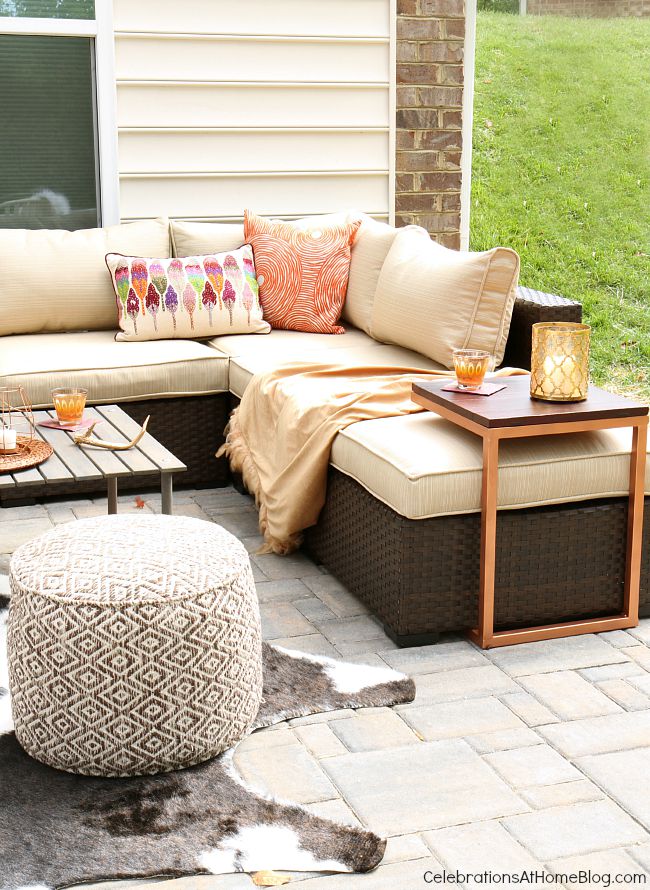 Check out our Fall patio decor for entertaining during these mild weather months.